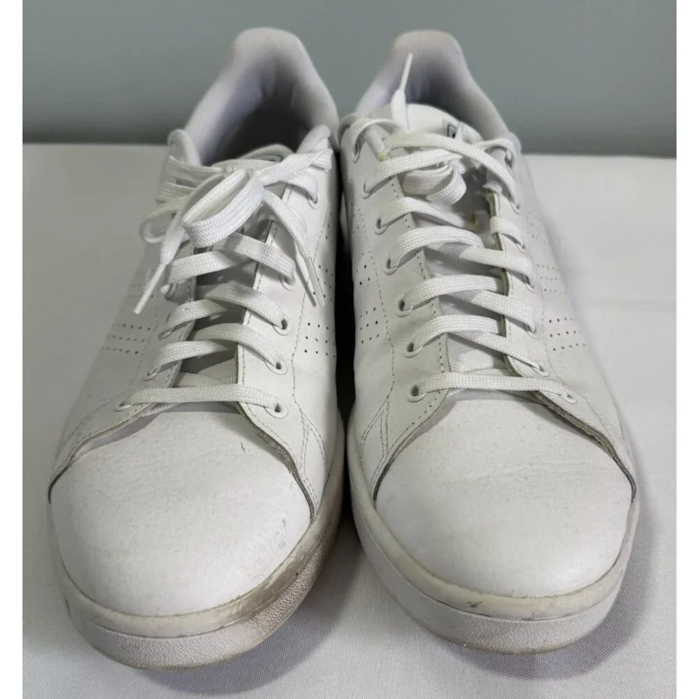 Adidas‎ Cloudfoam Advantage Running Sneaker Shoes Mens 12 White/Black F36423